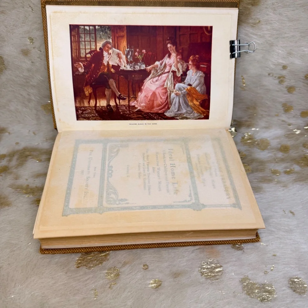 Young Folks' Treasury Ideal Home Life Vol X Illustrated 1917 Univ‎ Society Mabie